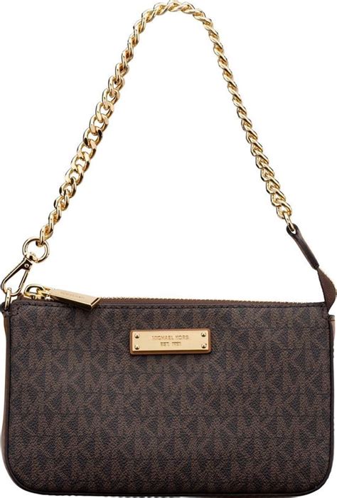 michael kors dames clutch bruin